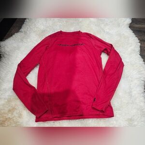 Under Armour Men’s Long Sleeve Performance Fitted Shirt - Red SZ Small